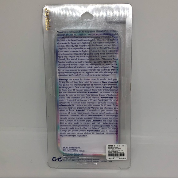 NWT Claire’s Tie-Dye Cloud iPhone 12 / 12 Pro Soft Case Purple Blue Pink - Picture 4 of 5